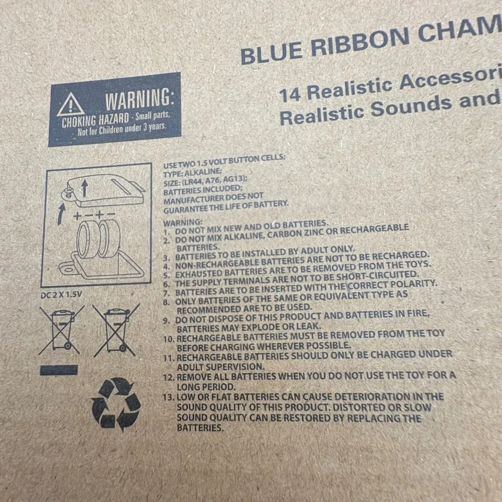 Blue Ribbon Champions Deluxe Quarter Horse, 14 Acc, Sounds Moveable Head NEW Toy